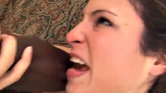 Anal fucking skinny teen Amber Rayne with black dick