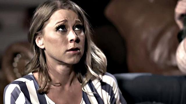 Busty MILF and mature wife fucked in a 3some on the couch