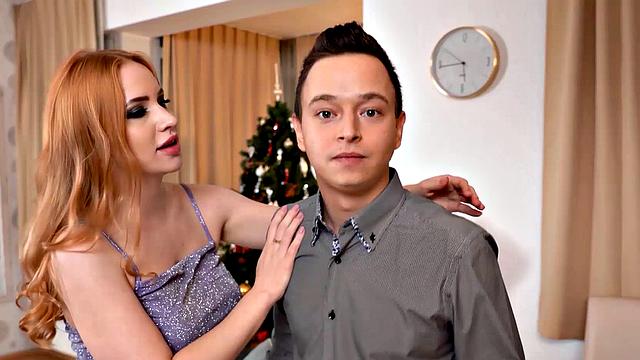 Kiara Lord enjoys Christmas with her hot GF in POV action