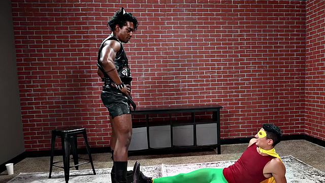 Mesmerized cosplay stud fucked in greedy asshole