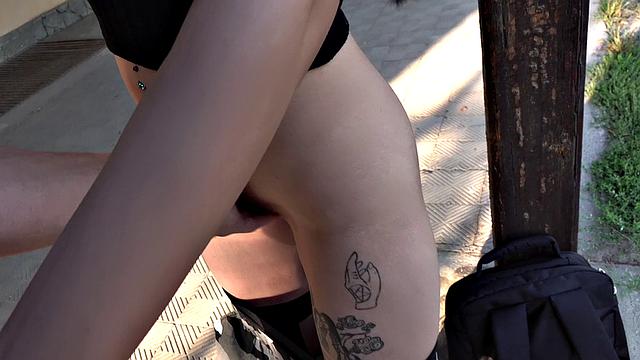 Japanese beauty fucks for cash