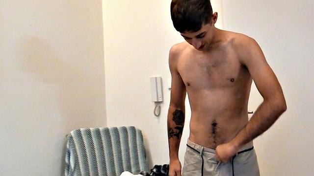 Straight stud picked up and anal banged after blowjob