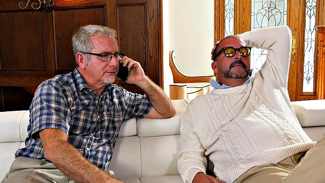 21yo busty babe cockriding and sucking old guy