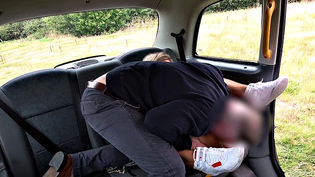 Blonde MILF inked up for a free ride & deepthroats like a pro