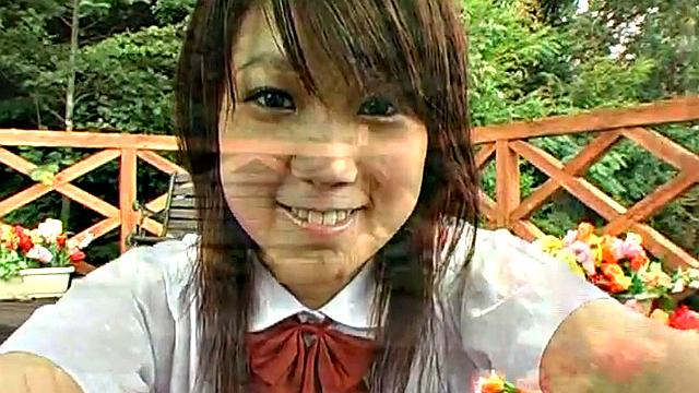 Naughty schoolgirl does a striptease