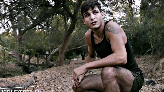 Military Jock Accepts Sexuality & Intense First Gay Experience with Bunkmate - DisruptiveFilms