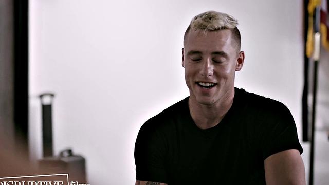 Military Jock Accepts Sexuality & Intense First Gay Experience with Bunkmate - DisruptiveFilms