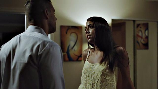 Petite stepsis sucking stepbros cock before riding it