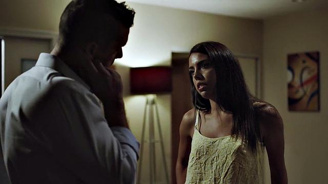 Petite stepsis sucking stepbros cock before riding it