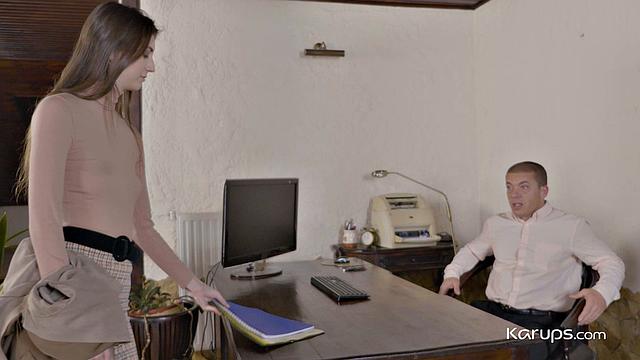 Lina Luxa spreads wide and takes a deep, hard fuck