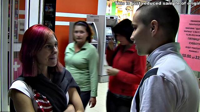 Adorable EMO dicked in stocking porn movie