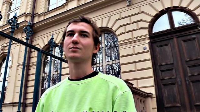 Euro amateur picked up for POV BJ till cum in mouth