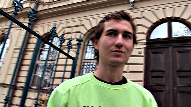 Euro amateur picked up for POV BJ till cum in mouth