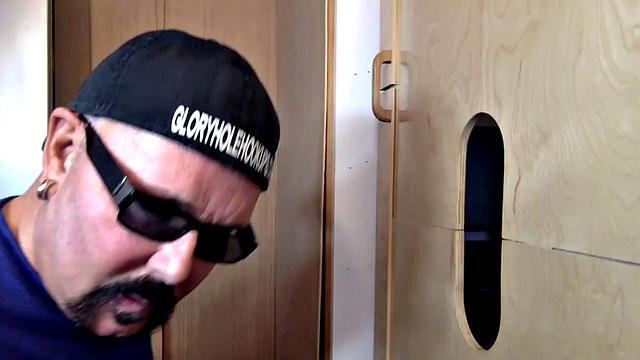 Young Guy Enjoys A Gloryhole Blowjob