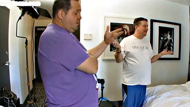 Plumper amateur spitroasted