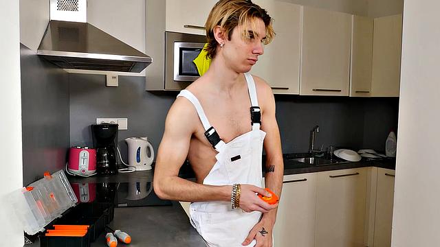 Vincent Castle Checks His Cock Size