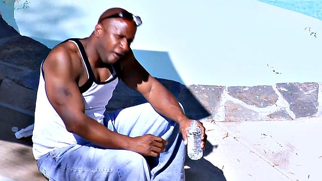 Interracial POV anal babe gets smashed after deep BJ