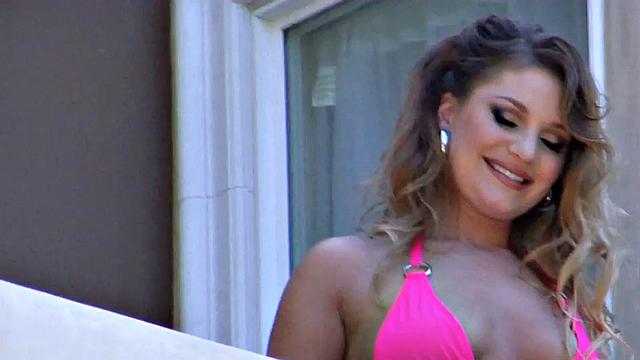 Interracial POV anal babe gets smashed after deep BJ