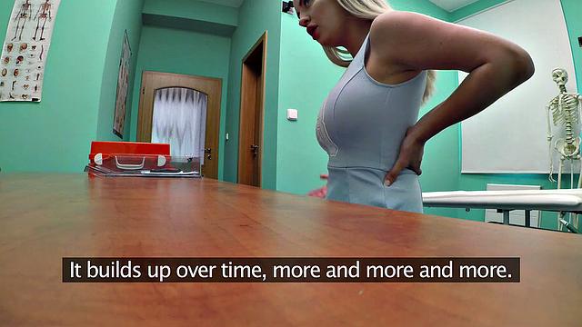 Experience multiple orgasms as your man fucks you hard in the hospital