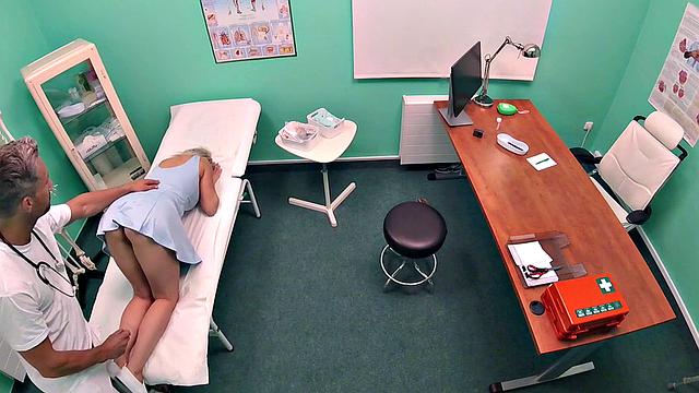 Experience multiple orgasms as your man fucks you hard in the hospital