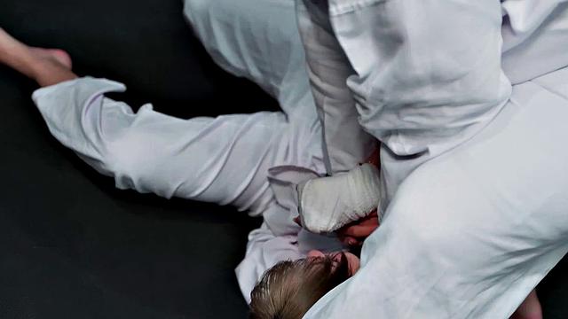 Bad Fucks Her Karate Master In The Dojo