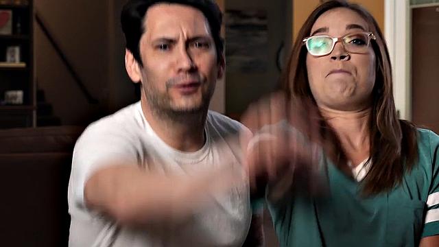 Kinky master fucks tattooed slave in pantyhose while wearing glasses