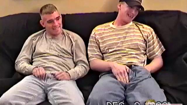 In a surprising twist, 18 year old straight boy Jason and his girlfriend with Auntie Bob and Steven, a 22 year old active duty Marine. Now, we already know Jason's girlfriend likes to watch while he's being filmed jacking off