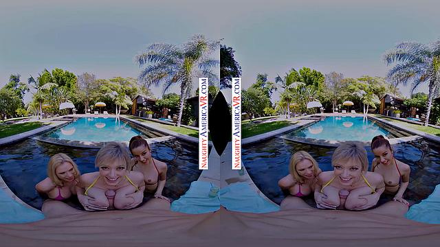 A surprise party turns into a naughty foursome!