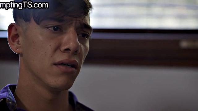 Stunning Tranny pleases cheating while her hubby is away