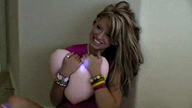 Kelli's perfect tits closeup photoshoot