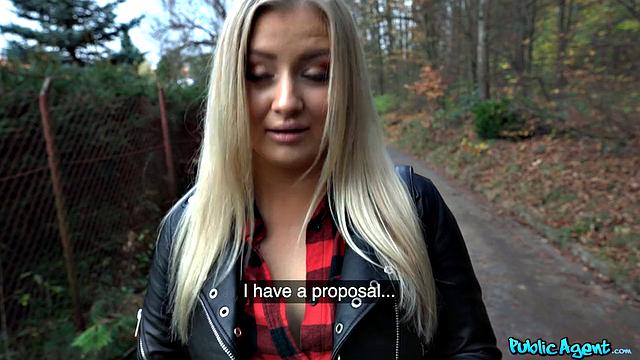 Blonde Blue Eyed Model