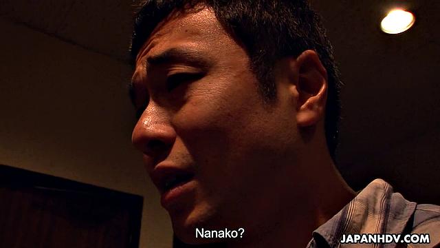 Nanako Takeuchi massages her student's dick