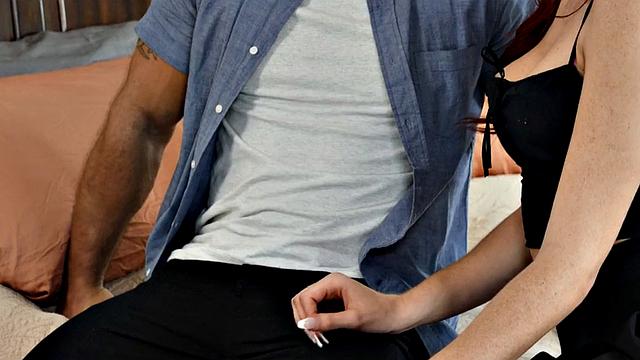 Busty TS MILFS enjoy barebacking threesome with neighbor