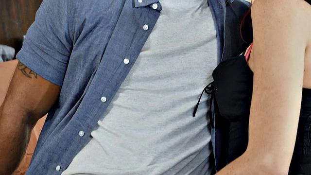 Busty TS MILFS enjoy barebacking threesome with neighbor