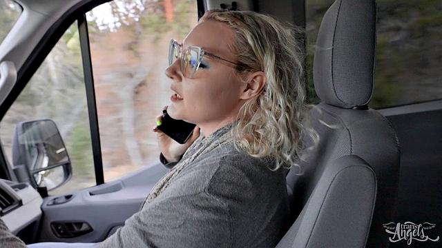 Horny Hitchhiker Enjoys Cock