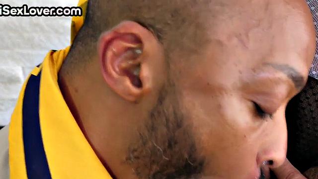 Bisexual cosplay babe fucked in MMF action with crossdresser