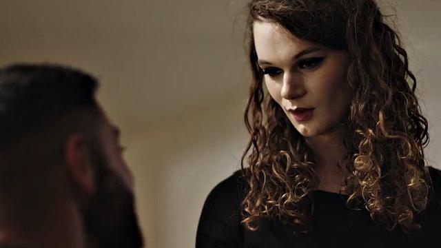 Bigass trans rimmed before sex in erotic couple