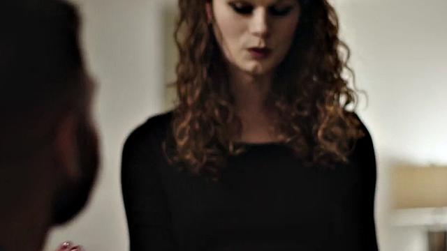 Bigass trans rimmed before sex in erotic couple