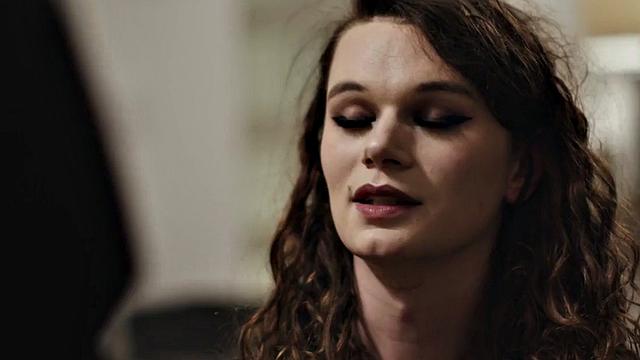 Bigass trans rimmed before sex in erotic couple