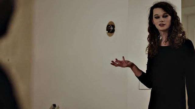 Bigass trans rimmed before sex in erotic couple