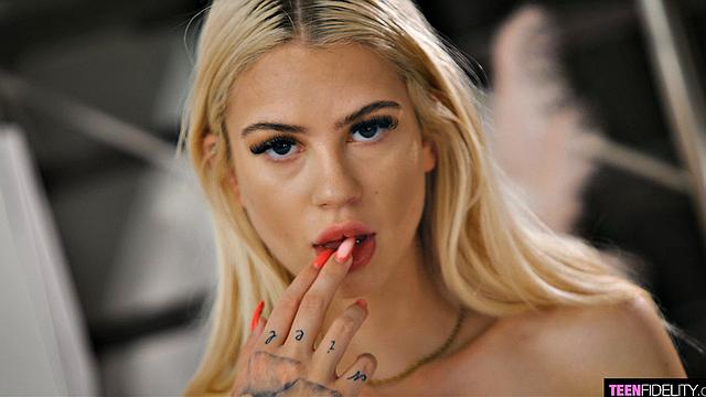 Blonde, Pierced & Tattooed