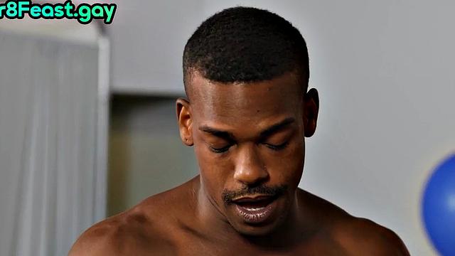 Gay gangbang with a gorgeous jock