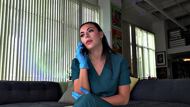 Amateur titfucks lucky lad