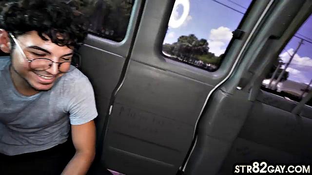 Baited white collar into gay sex