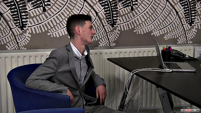 Office Dudes Bang On Desk - Reece Bentley & Scott Williams