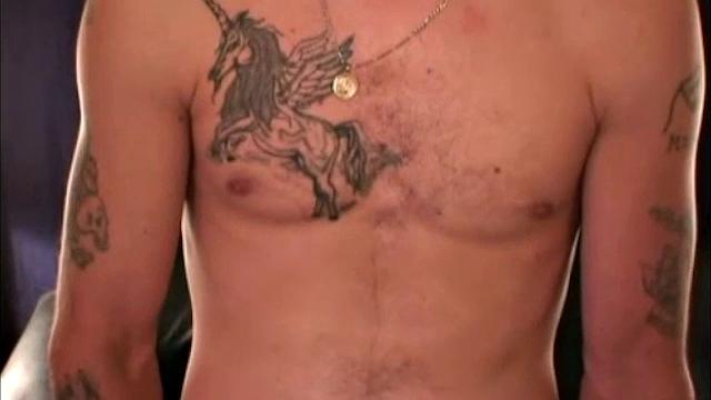 I really like this guy!  Mickey is a 38 year old married father of five. He works at a construction job about 10 minutes away from me. Totally straight, he'd like to become a gigolo to older women.