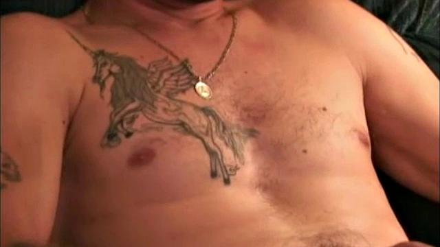 I really like this guy!  Mickey is a 38 year old married father of five. He works at a construction job about 10 minutes away from me. Totally straight, he'd like to become a gigolo to older women.