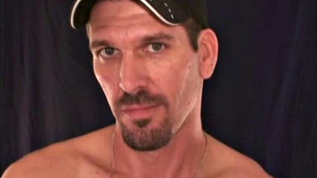 I really like this guy!  Mickey is a 38 year old married father of five. He works at a construction job about 10 minutes away from me. Totally straight, he'd like to become a gigolo to older women.