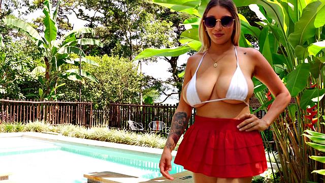 Violetta: Bikini Oiled & Penetrated