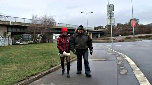 Filthy teen fucks old man